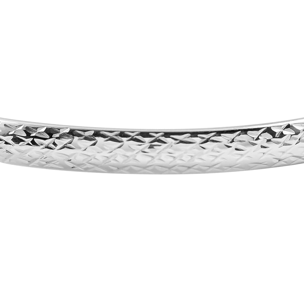 Bangle Bracelet in Sterling Silver (7.50 In) 4.0 Grams image number 2