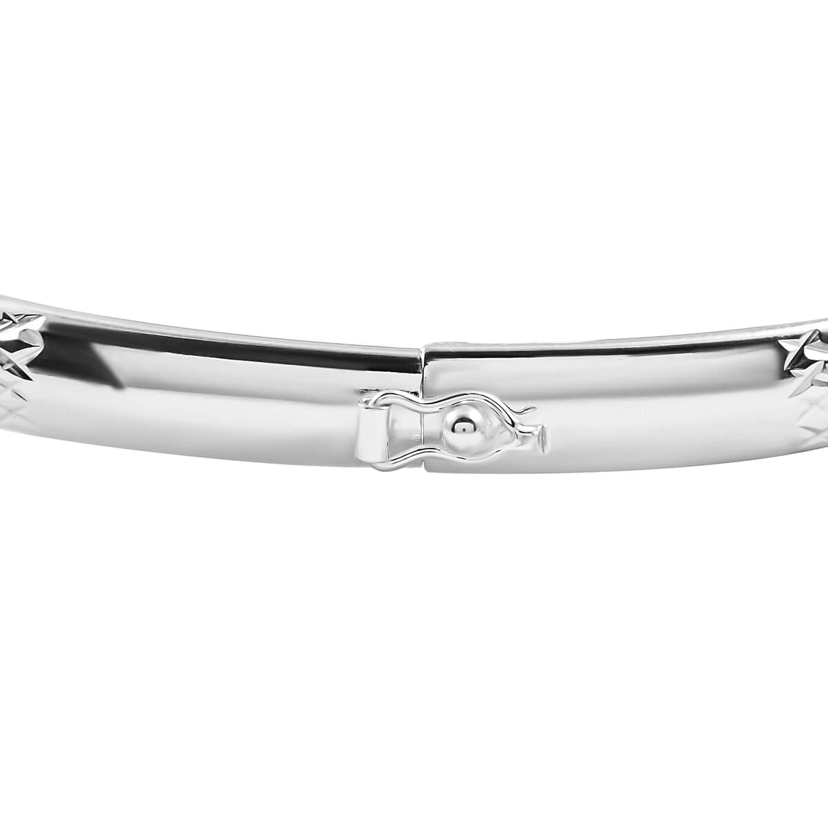 Bangle Bracelet in Sterling Silver (7.50 In) 4.0 Grams image number 3