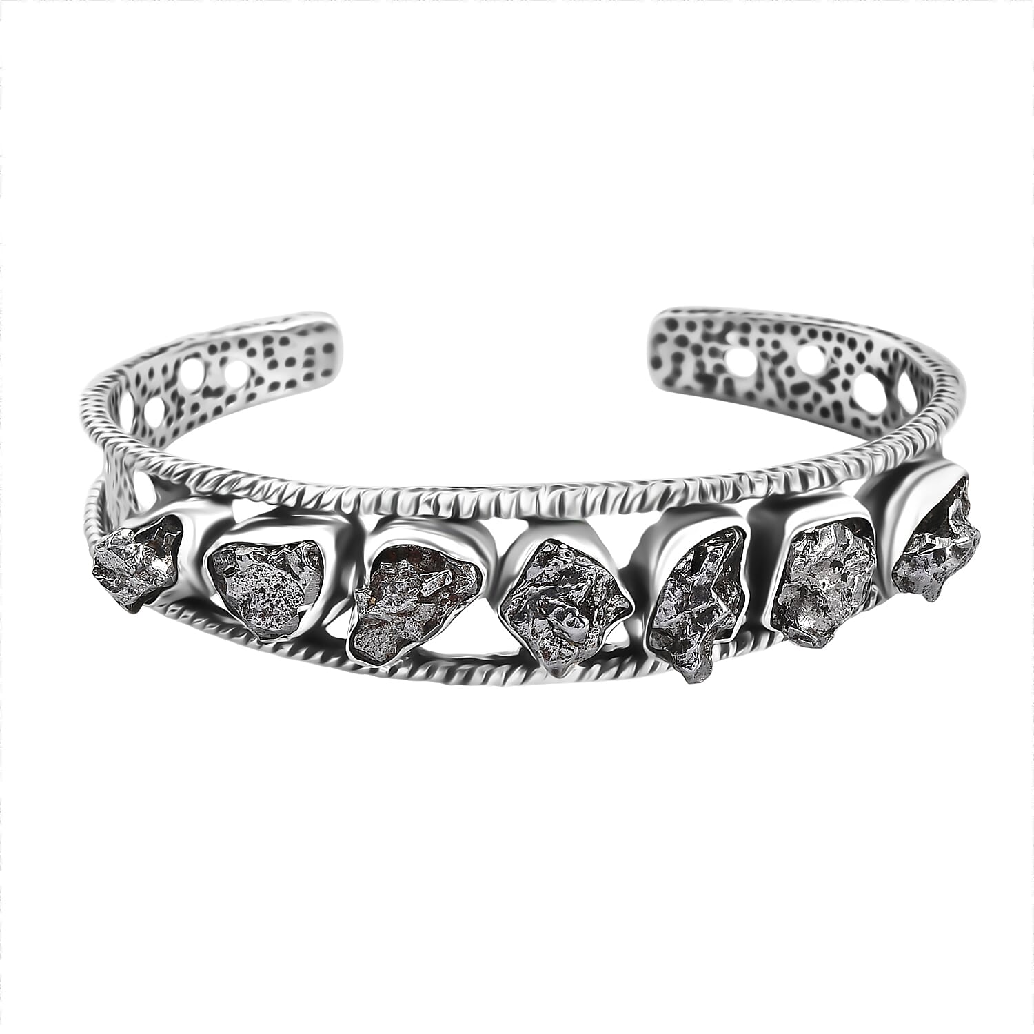Buy Artisan Crafted Rough Cut Marvelous Meteorite Cuff