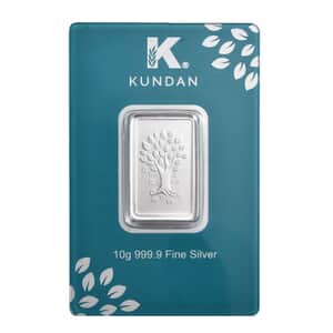 Kundan 999.9 Fine Silver Kalpataru Tree Coin 10 Grams