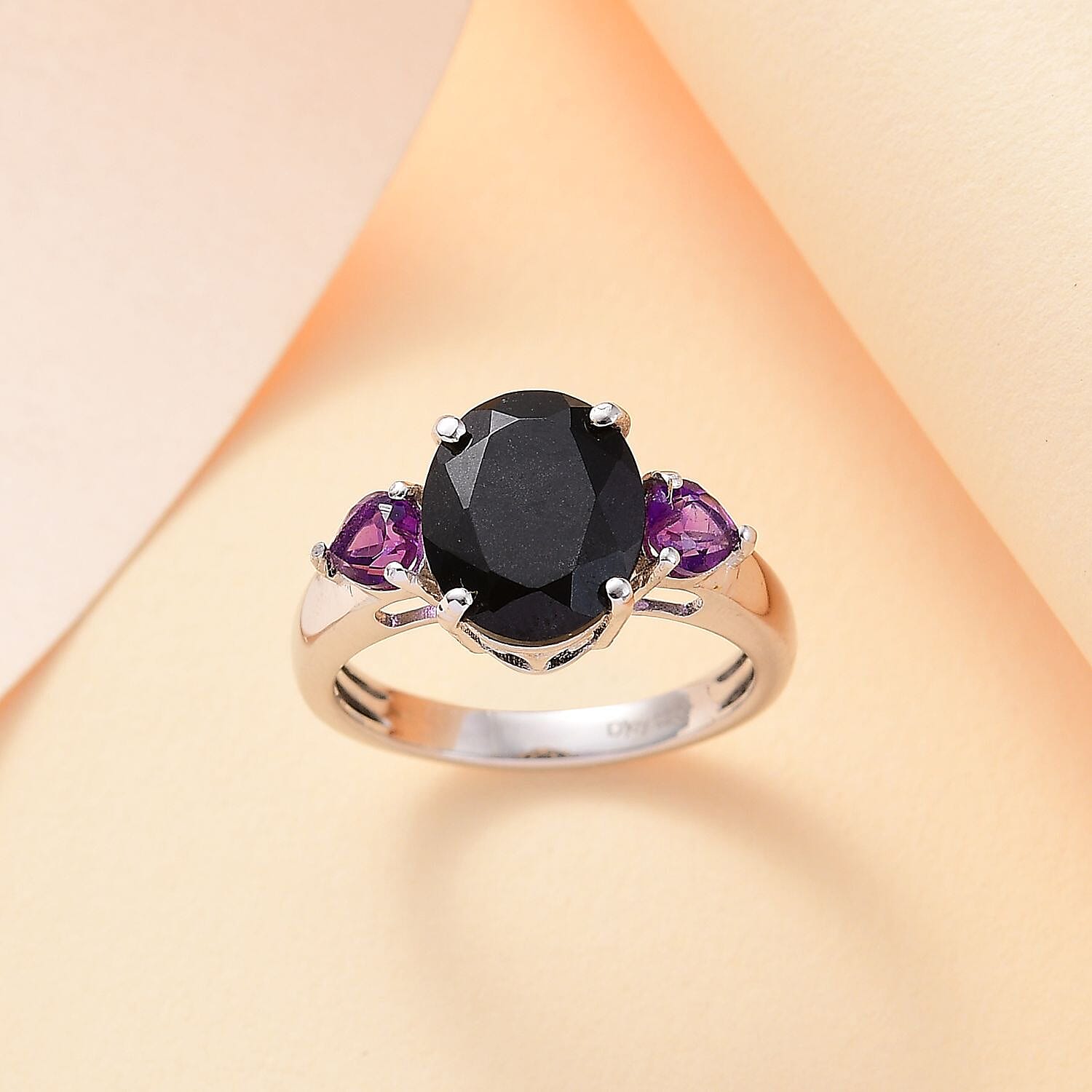 Buy California Black Jade and African Amethyst 4.20 ctw