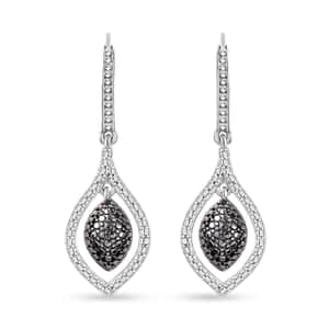 Karis Blue Diamond (IR) Accent Earring in Platinum Bond