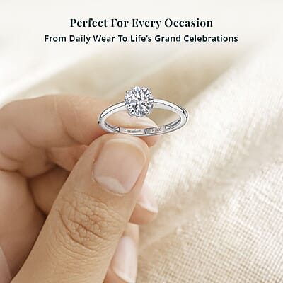 Luxuriant Lab Grown Diamond VS 1.50 ctw Solitaire Ring in 950 Platinum (Size 10.0) 4.20 Grams