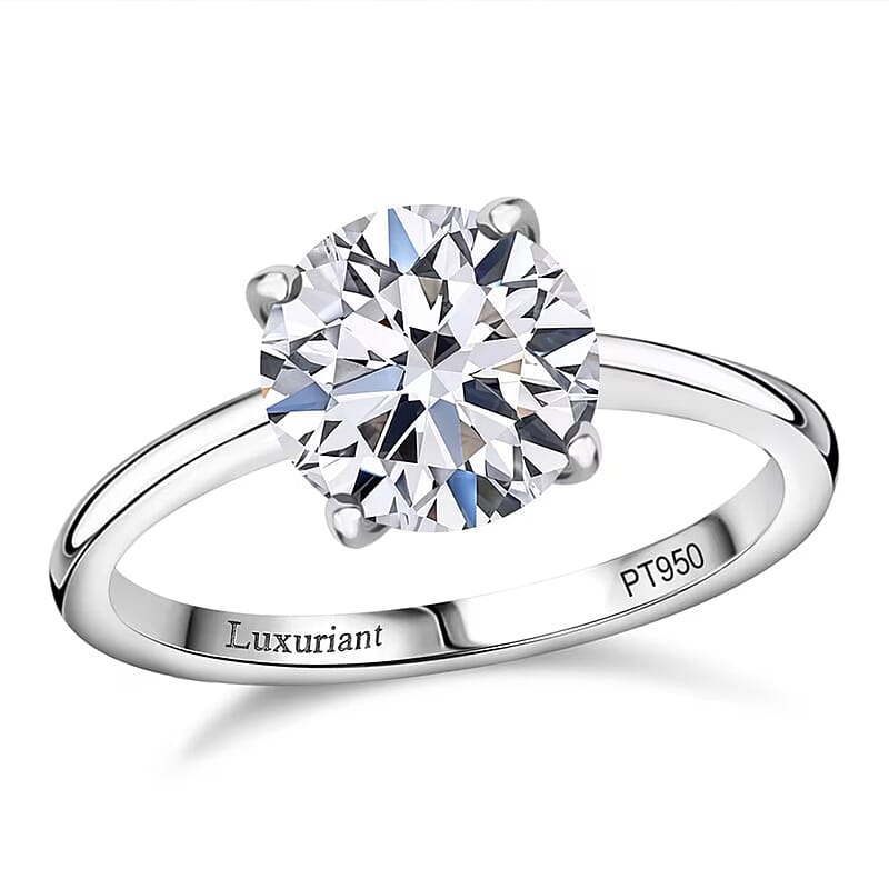 950 Platinum Luxuriant Lab Grown Diamond (VS) Ring (Size 10.0) (5.38 g) 3.00 ctw