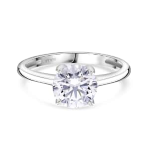 Luxuriant Lab Grown Diamond VS 3.00 ctw Solitaire Ring in 950 Platinum (Size 6.0) 4.65 Grams