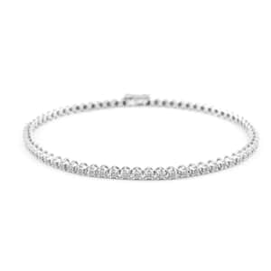 NY Closeout Deal Doorbuster Diamond 0.40 ctw Bracelet in Sterling Silver (7.50 In) (Del. in 7-10 Days)