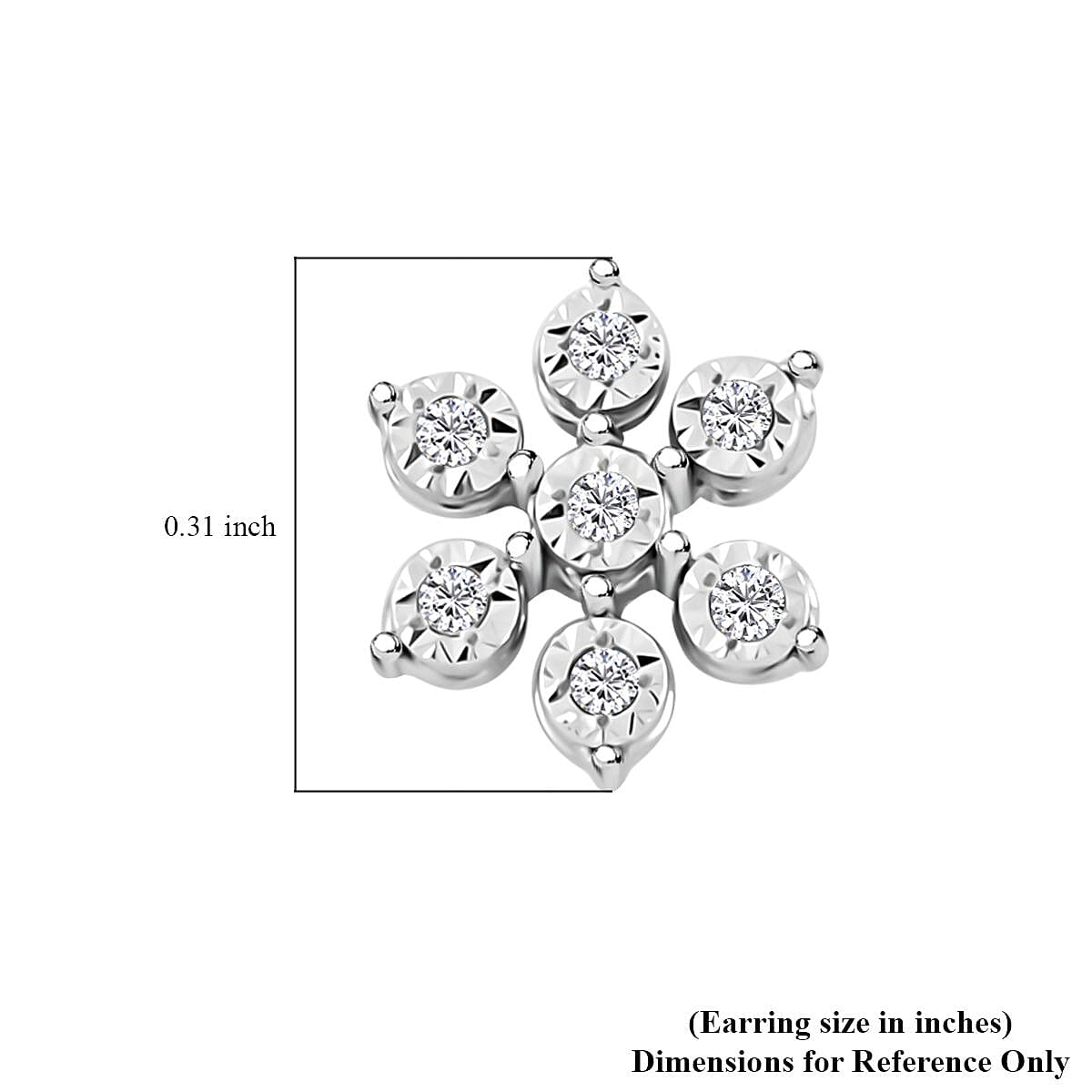 Buy NY Closeout Deal Diamond 0.10 ctw Stud Earrings in Sterling