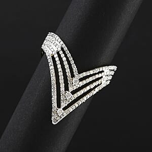 Diamond 0.70 ctw Ring in 14K Yellow Gold Over Sterling Silver (Size 6.0)