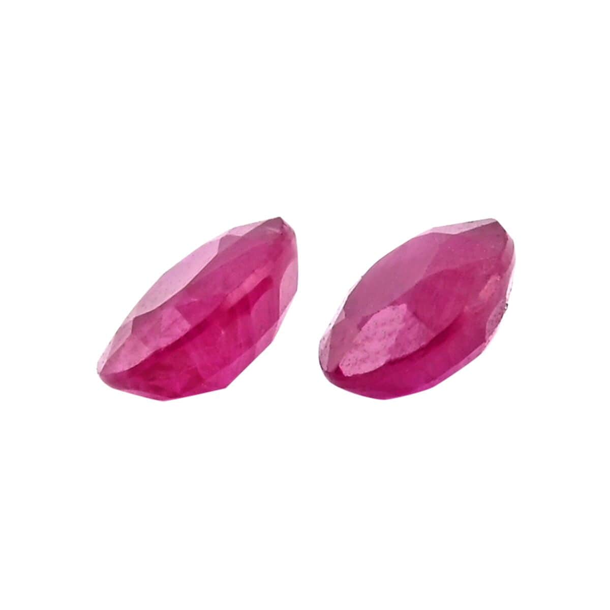 AAA Ruby Set of 2 (Ovl 6x4 mm) 1.00 ctw image number 1