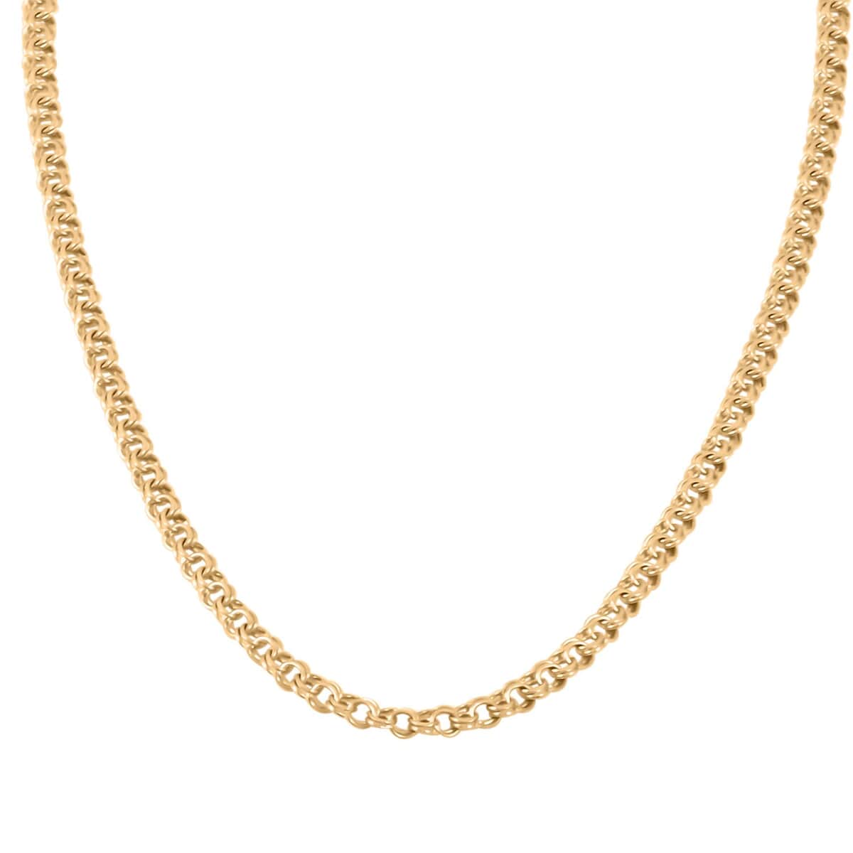 4mm Chino Link Necklace in 10K Yellow Gold 20 Inches 11.40 Grams image number 2