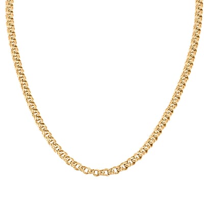 4mm Chino Link Necklace in 10K Yellow Gold 20 Inches 11.40 Grams