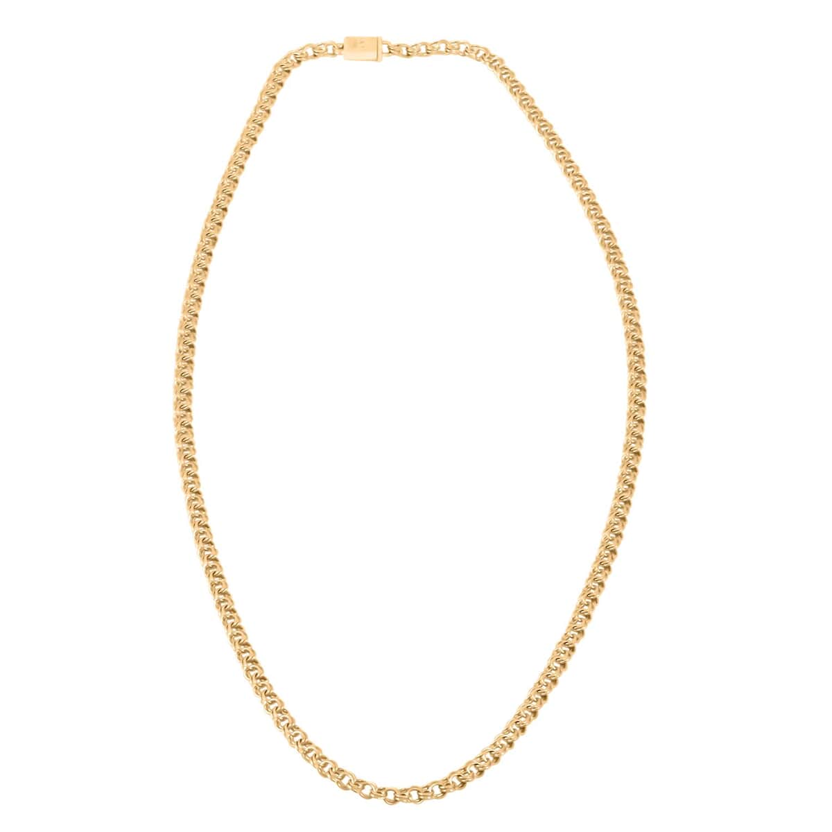 4mm Chino Link Necklace in 10K Yellow Gold 20 Inches 11.40 Grams image number 3