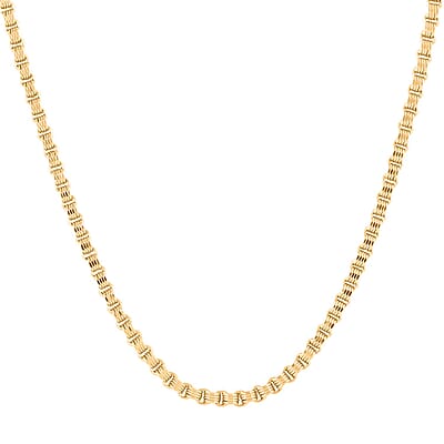 2.5mm Byzantine Necklace in 10K Yellow Gold 22 Inches 5.70 Grams