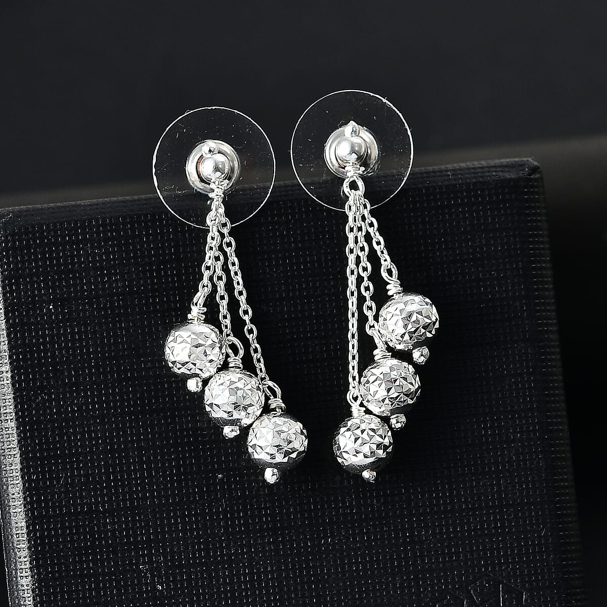D'Joy Sterling Silver Fancy Earrings 2.40 Grams image number 1
