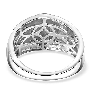 Karis White Diamond Accent Ring in Platinum Bond (Size 10.0)