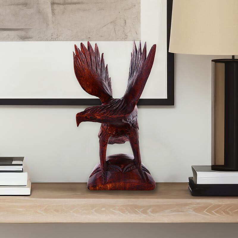 Wooden Hand Carved Eagle