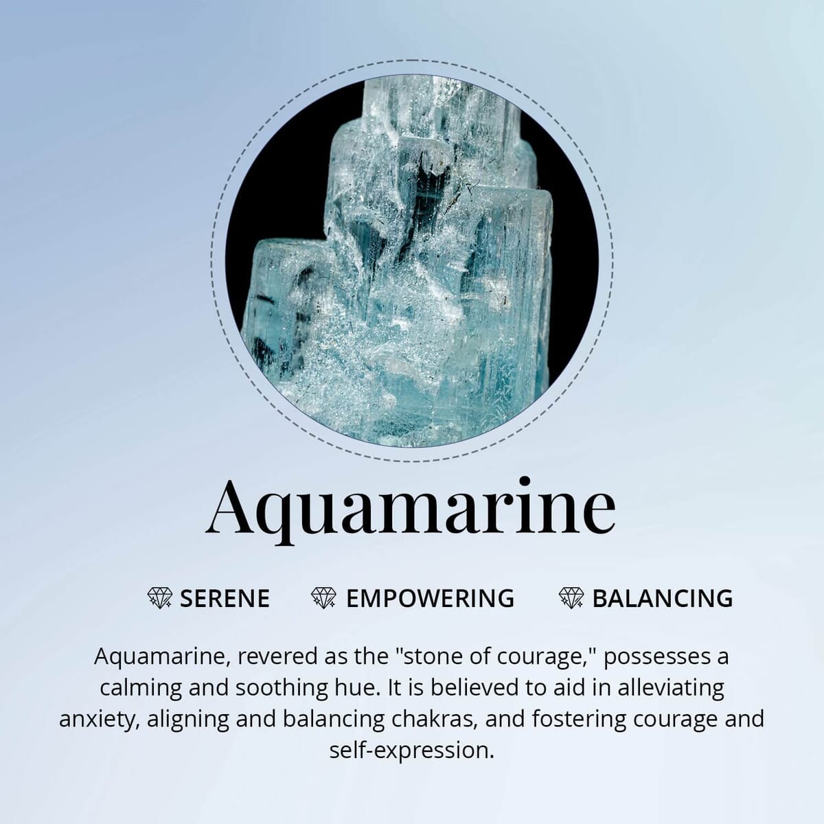 Certified & Appraised Luxoro AAA Santa Maria Aquamarine and I2 Diamond 1.30 ctw Ring in 14K White Gold (Size 7.5) image number 6