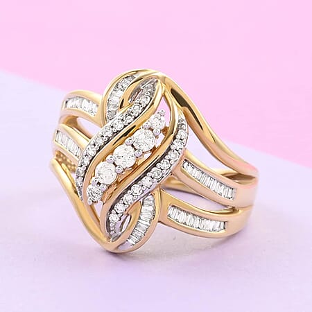 5 / White Diamond / 10K Gold - Product card gallery slide 2 (10176929988921)