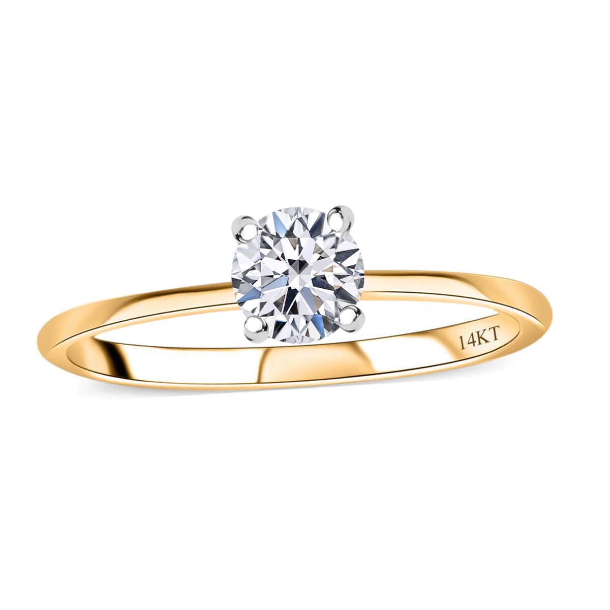 14K Yellow Gold Luxuriant Lab Grown Diamond (VS) Ring (Size 8.0) 0.50 ctw image number 0