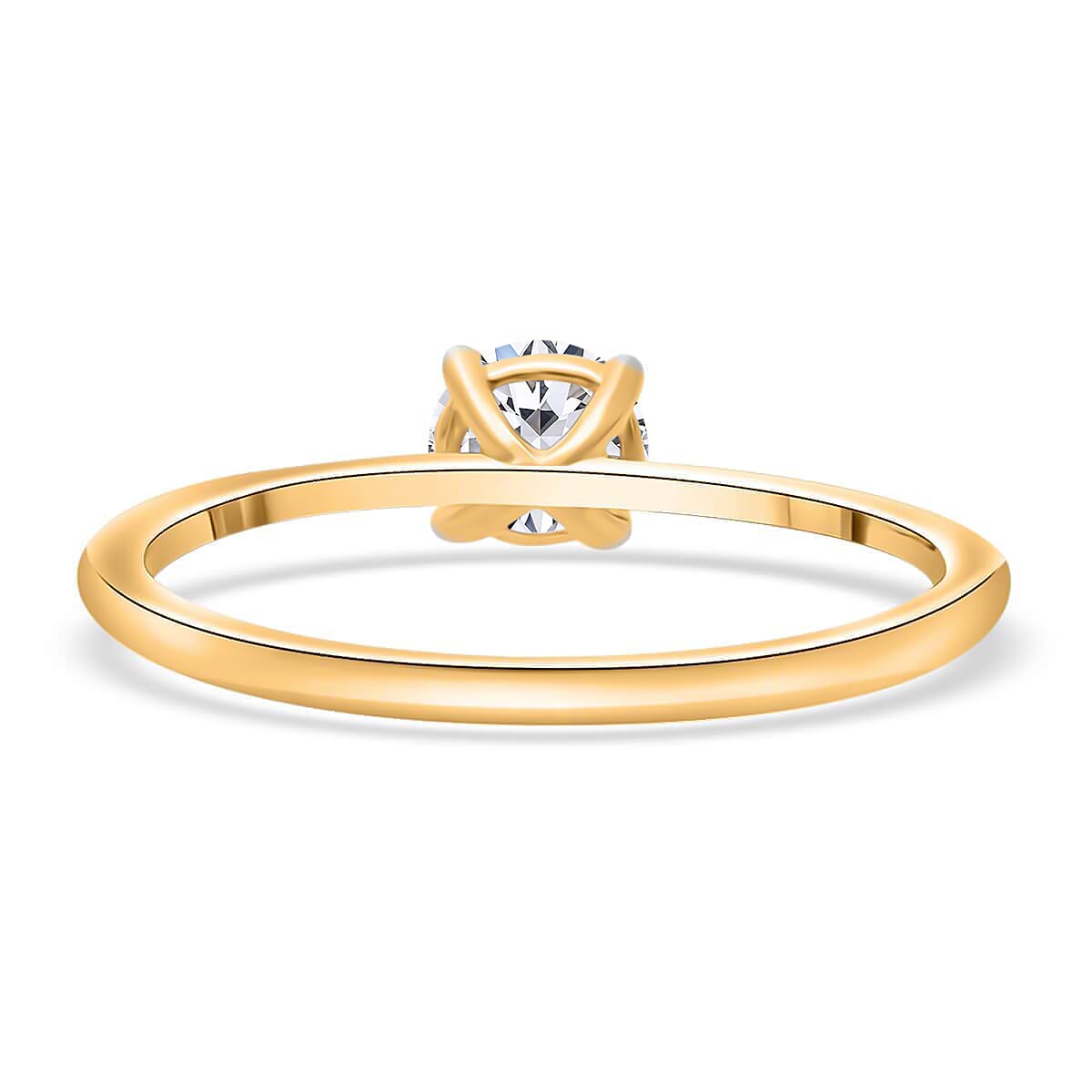 SGL Certified Luxuriant Lab Grown Diamond VS 0.50 ctw Ring in 14K Yellow Gold (Size 8.0)