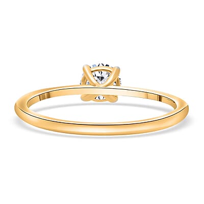 SGL Certified Luxuriant Lab Grown Diamond VS 0.50 ctw Ring in 14K Yellow Gold (Size 8.0)