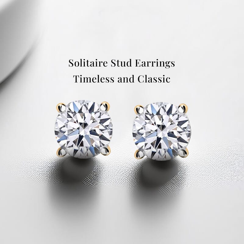 Luxuriant Lab Grown Diamond VS 0.50 ctw Stud Earrings in 14K Yellow Gold