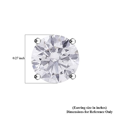 14K Yellow Gold Luxuriant Lab Grown Diamond G-H VS 2.50 ctw Earrings