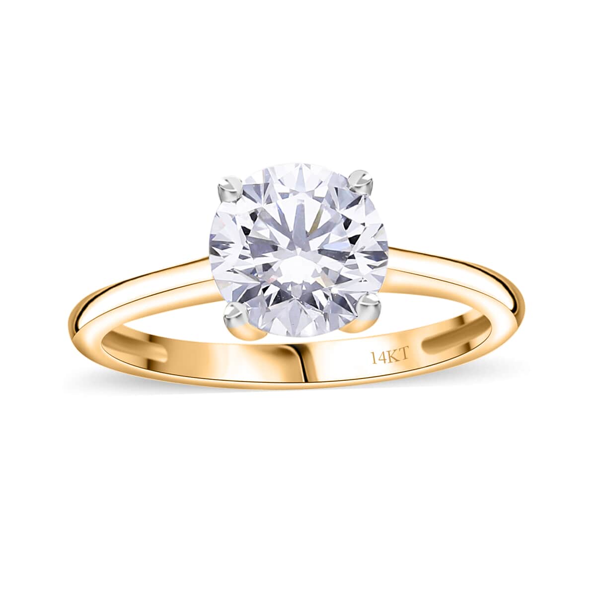 Luxuriant Lab Grown Diamond VS 3.00 ctw Ring in 14K Yellow Gold (Size 8.0) (Del. in 10-12 Days) image number 0