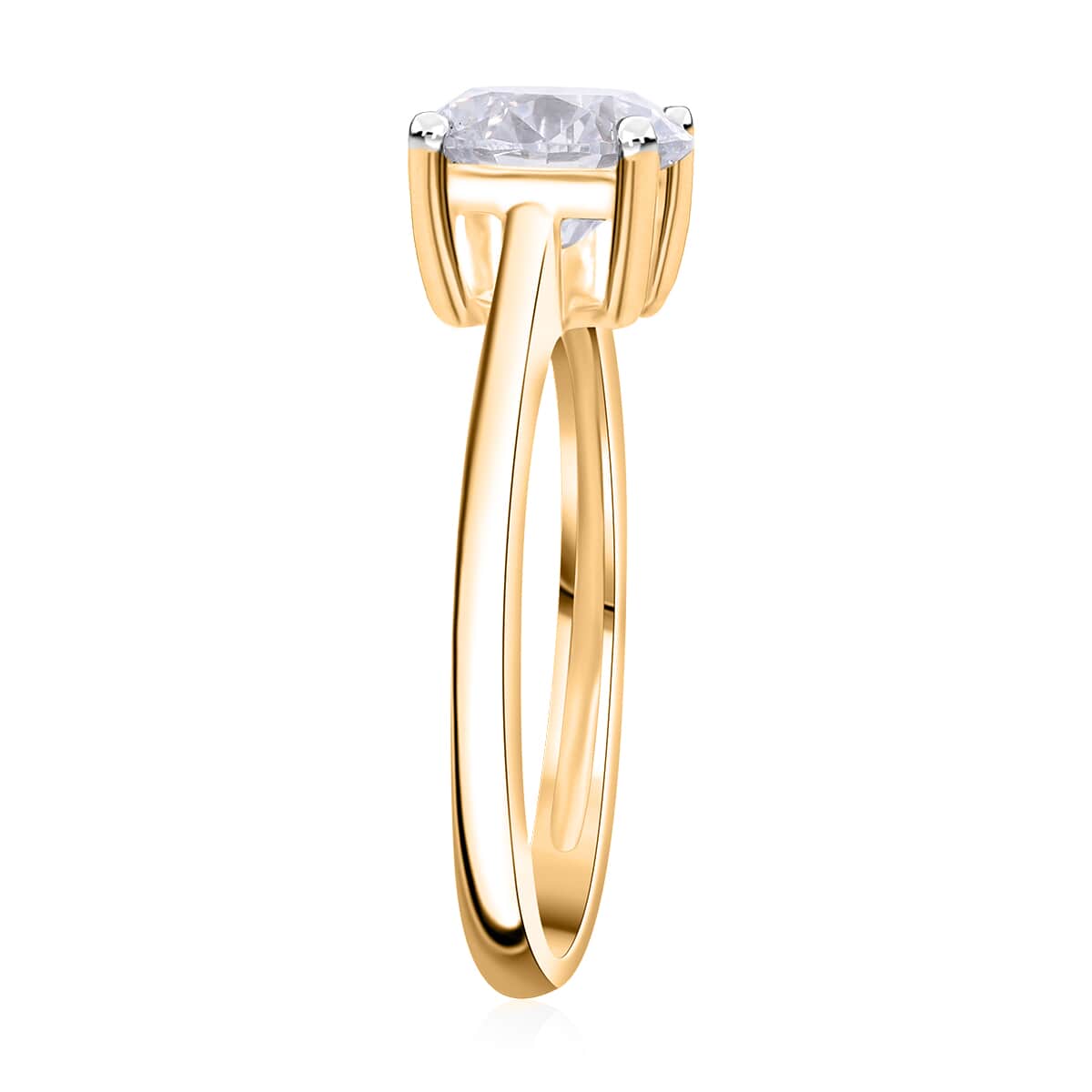 Luxuriant Lab Grown Diamond VS 3.00 ctw Ring in 14K Yellow Gold image number 3