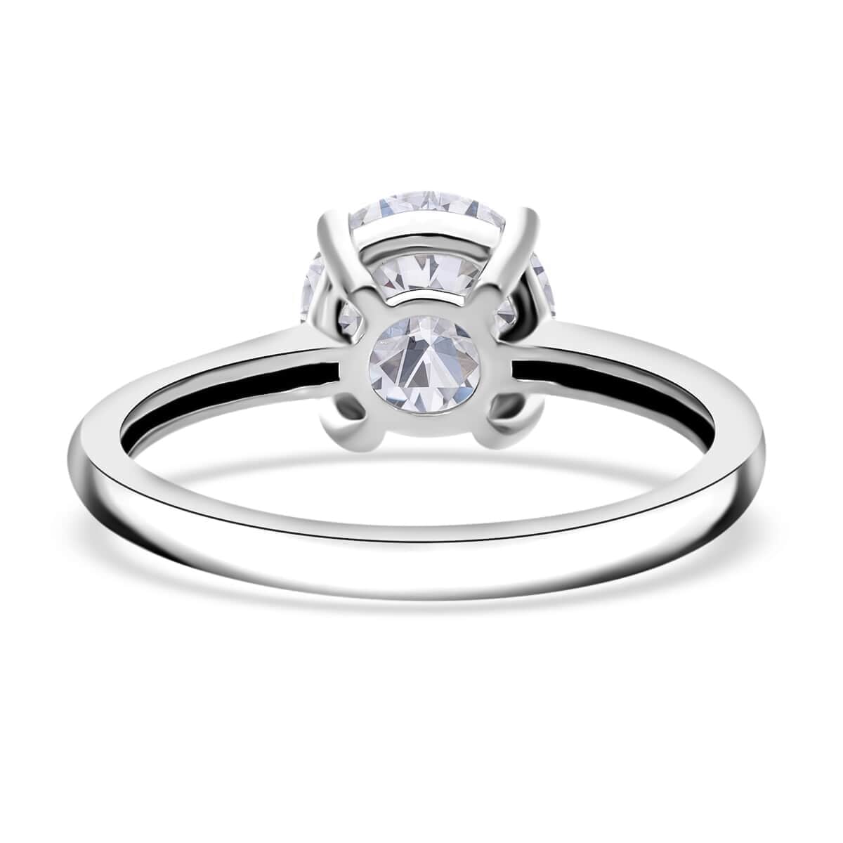 SGL Certified Luxuriant Lab Grown Diamond VS 3.00 ctw Ring in 14K White Gold (Size 8.0) image number 4