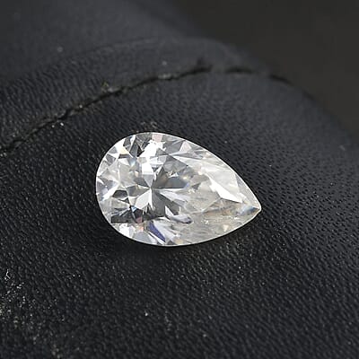 Moissanite (Pear 9x6 mm) 1.30 ctw Loose Gemstone