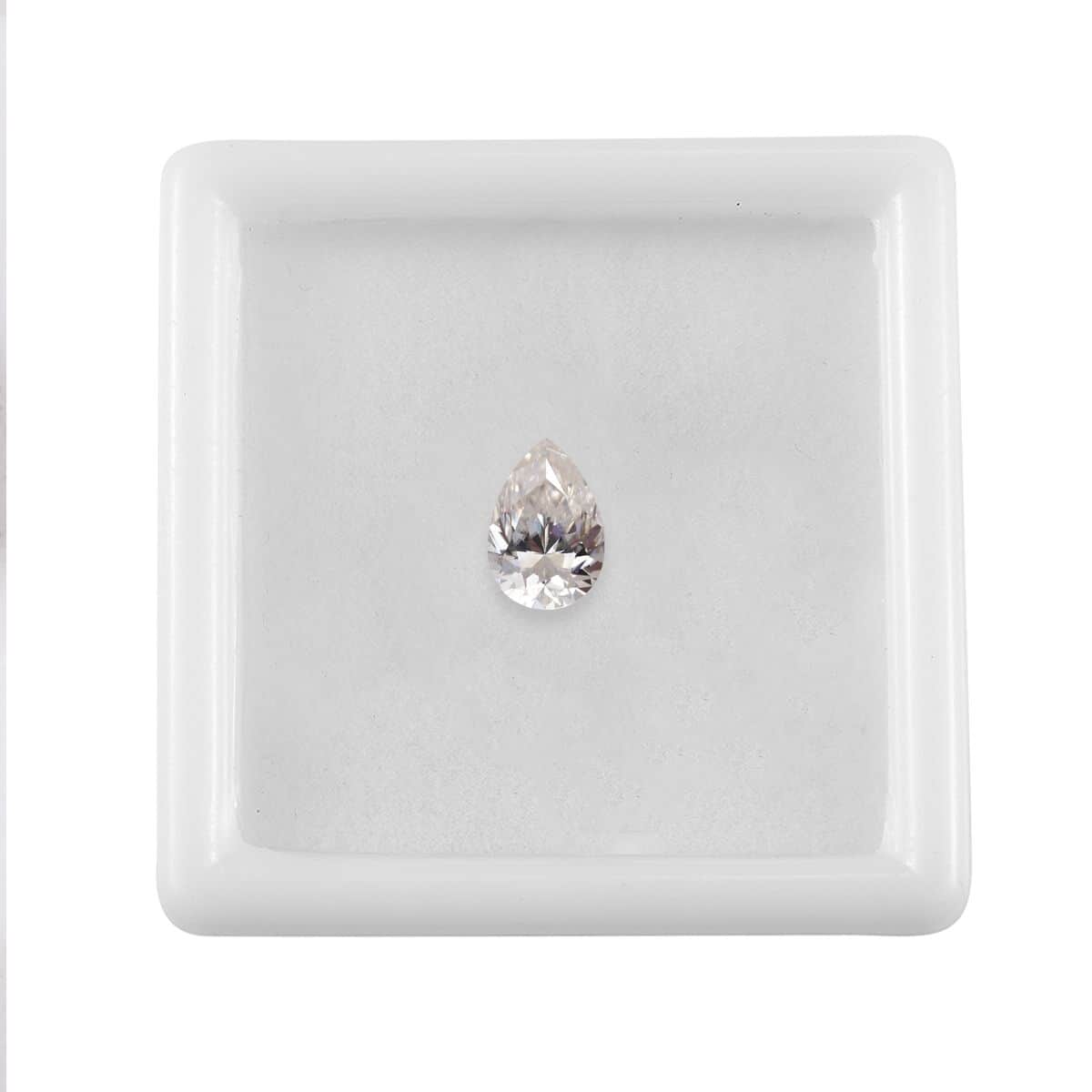 Moissanite (Pear 9x6 mm) 1.30 ctw image number 3