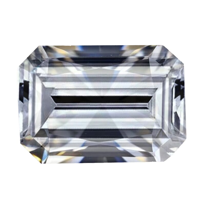Moissanite (Oct 7x5 mm) 0.87 ctw Loose Gemstone