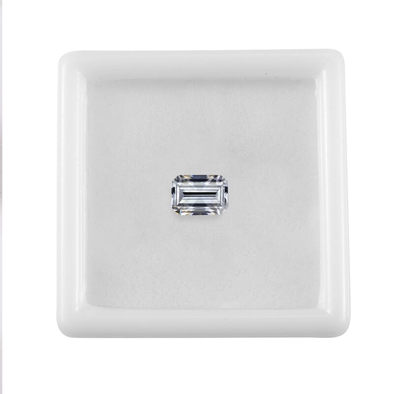 Moissanite (Oct 7x5 mm) 0.87 ctw Loose Gemstone