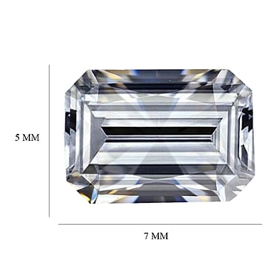 Moissanite (Oct 7x5 mm) 0.87 ctw Loose Gemstone