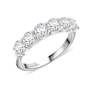 Luxuriant Lab Grown Diamond 1.65 ctw Ring in 14K White Gold (Size 6.5)