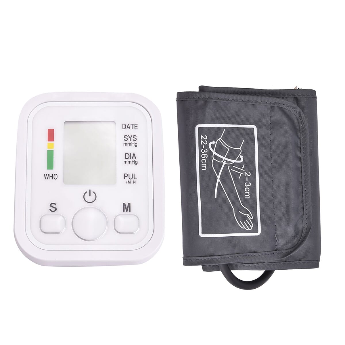 Arm Type Digital LCD Blood Pressure Monitor with USB wire (4A Battery Not Included) image number 2
