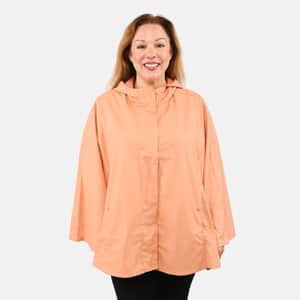 Closeout ShedRain GOGO Women's Raincoat Poncho - Orange Size S/M