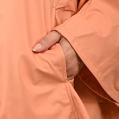 Closeout ShedRain GOGO Women's Raincoat Poncho - Orange Size S/M