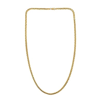 2.5mm Palma Chain Necklace in 10K Yellow Gold 6.70 Grams 24 Inches