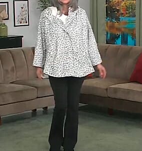 Closeout ShedRain GOGO Women's Raincoat Poncho - Gray Leopard Size S/M