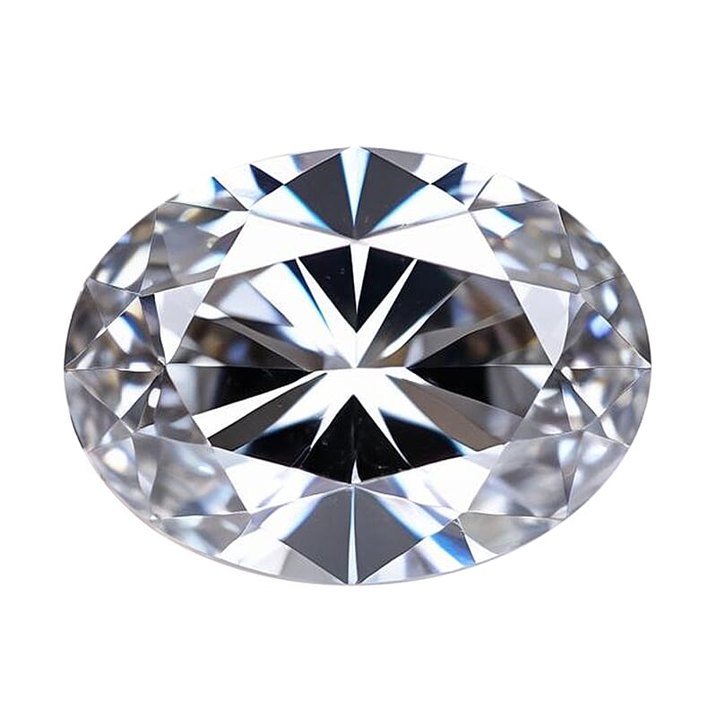 Moissanite (Oval 8x6 mm) 1.24 ctw Loose Gemstone