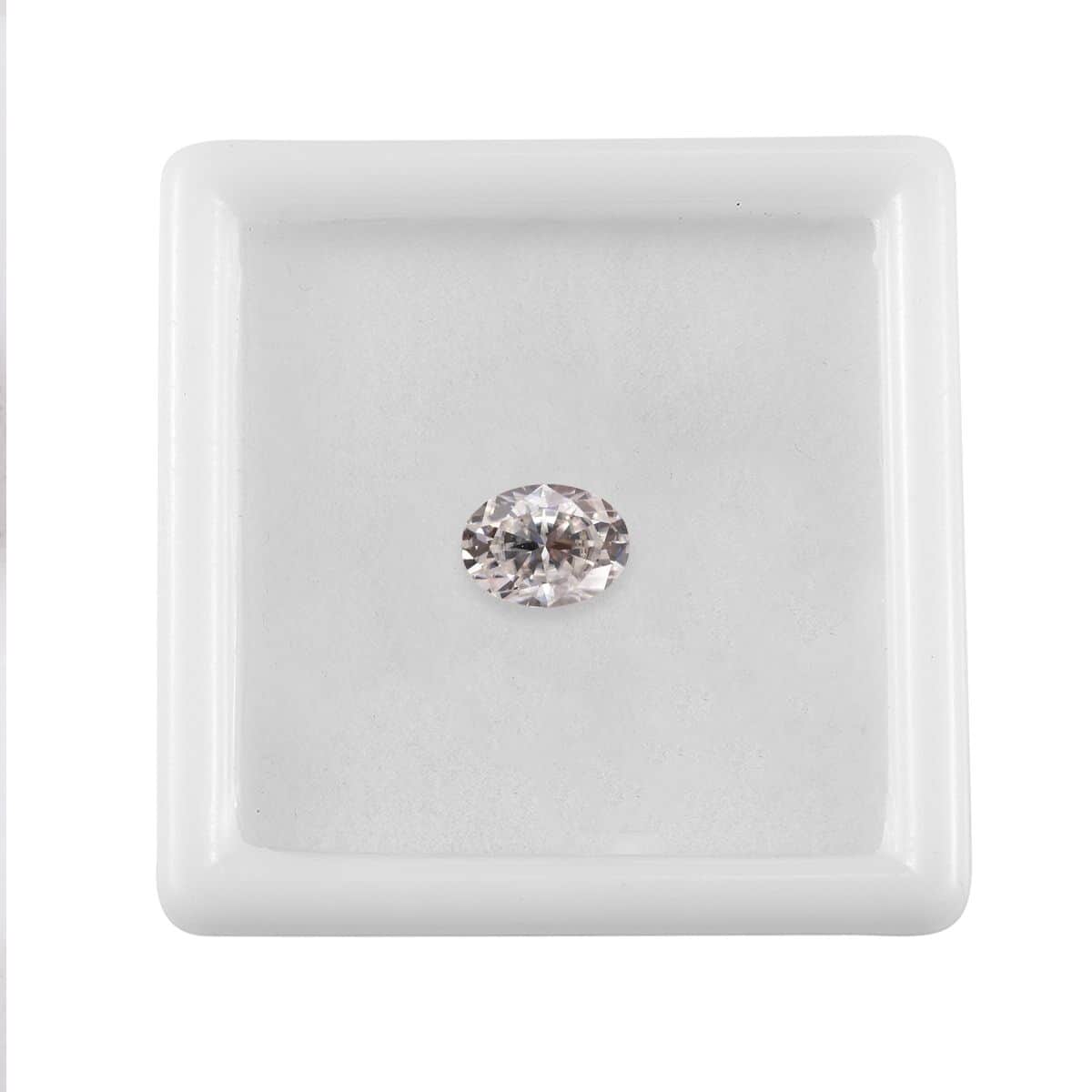 Moissanite (Oval 8x6 mm) 1.24 ctw image number 3