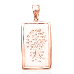 Ankurs Treasure Chest 18K RG Over Sterling Silver Kalpataru Tree Pendant (1.40 g)