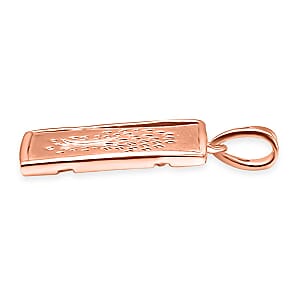 D'Joy Kalpataru Tree Pendant without Chain in 18K Rose Gold Over Sterling Silver 1.40 Grams
