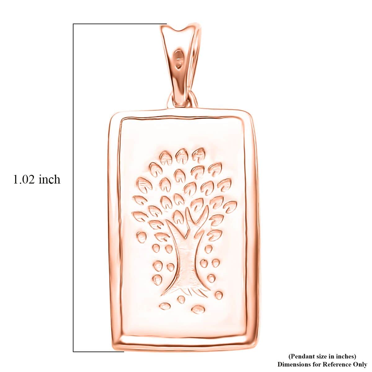 Kalpataru Tree Pendant in 18K Rose Gold Over Sterling Silver 1.40 Grams image number 5