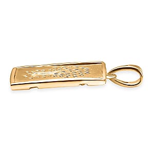 D'Joy Kalpataru Tree Pendant without Chain in 18K Yellow Gold Over Sterling Silver 1.40 Grams