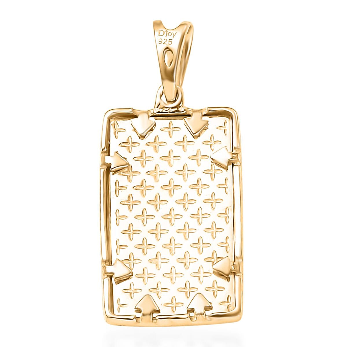 D'Joy Kalpataru Tree Pendant without Chain in 18K Yellow Gold Over Sterling Silver 1.40 Grams