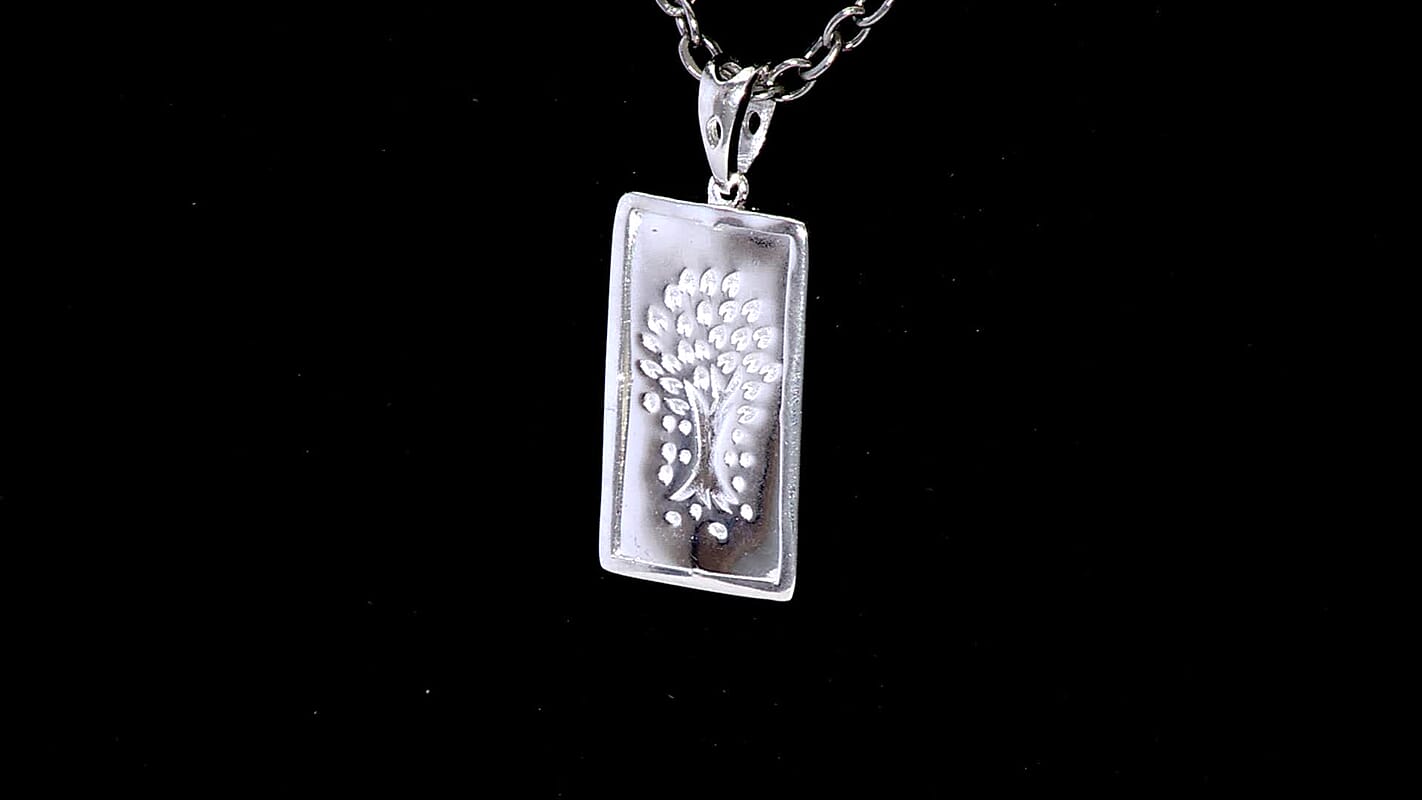 18K RG Over Sterling Silver Kalpataru Tree Pendant (1.40 g)