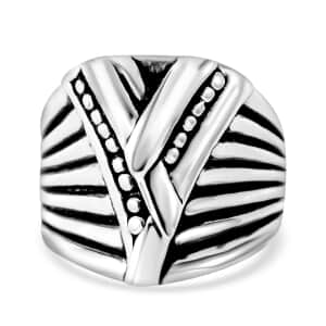 Ring in Sterling Silver (Size 10.0) 5.50 Grams